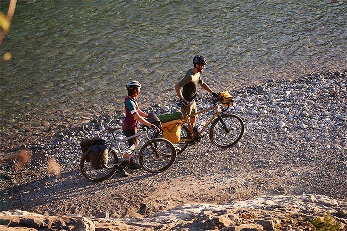 Fahrradtaschen von VAUDE für eine Radreise Radreise mit Fahrradtaschen von VAUDE