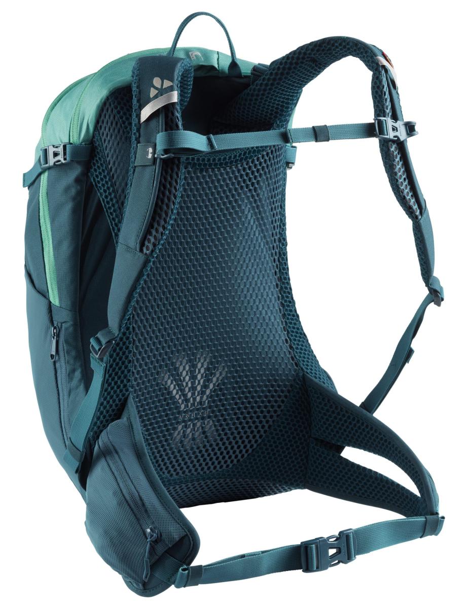 Die Rückenseite eines VAUDE Rucksacks