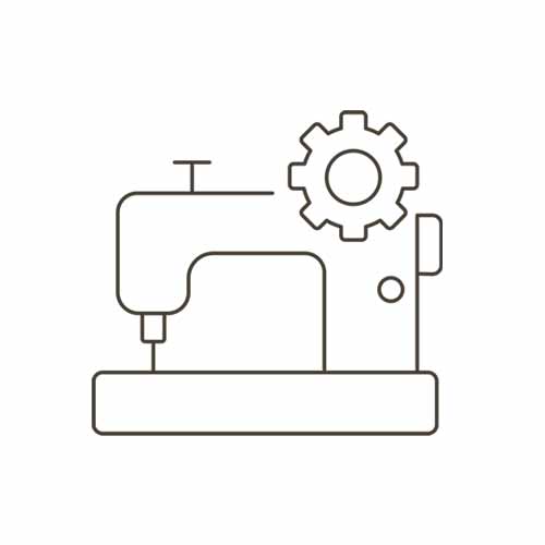 Produktion Nähmaschine Icon
